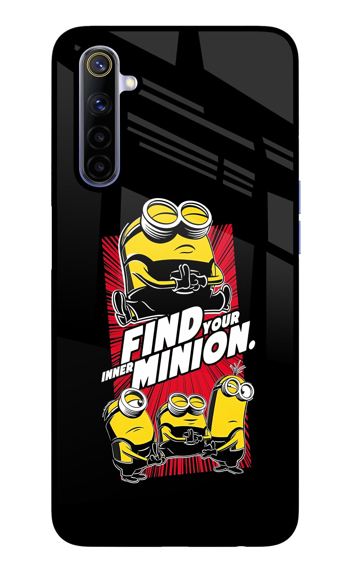 Find your inner Minion Realme 6/6i Glass Case