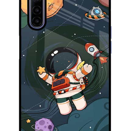 Cartoon Astronaut Realme 6/6i Glass Case