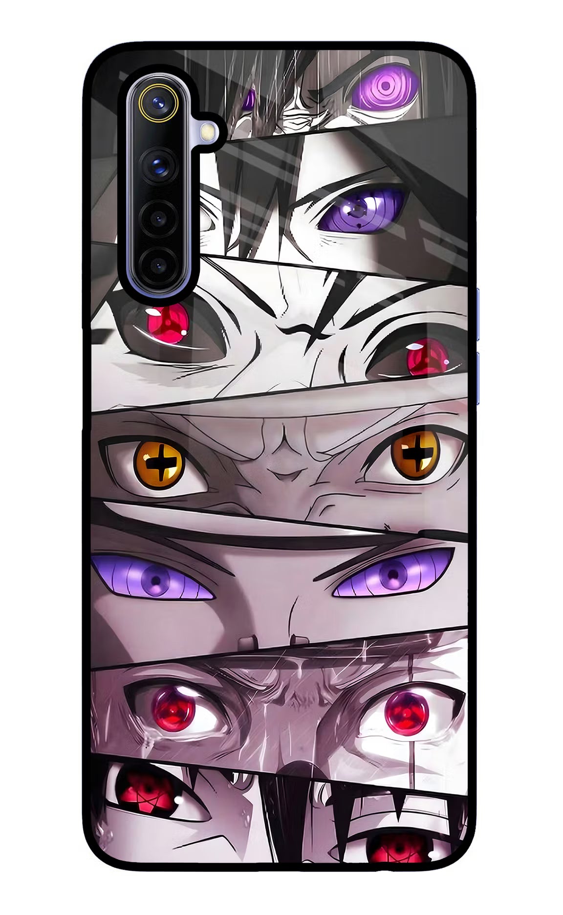 Naruto Anime Realme 6/6i Glass Case Back Cover by Casekaro