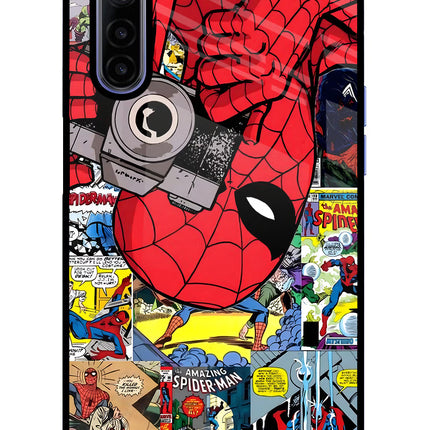 Spider Man Realme 6/6i Glass Case Back Cover by Casekaro