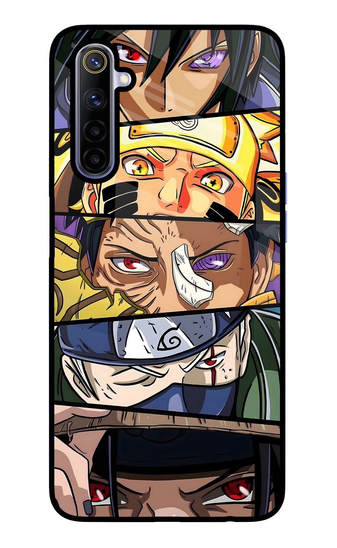 Naruto Character Realme 6/6i Glass Case