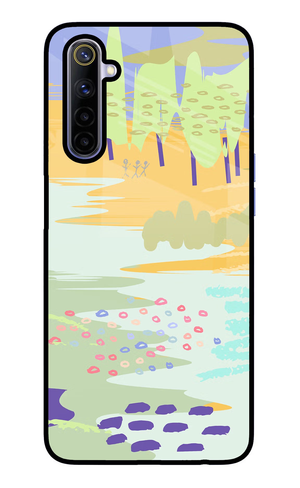 Scenery Realme 6/6i Glass Case Back Cover by Casekaro