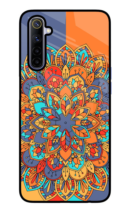 Color Mandala Realme 6/6i Glass Case