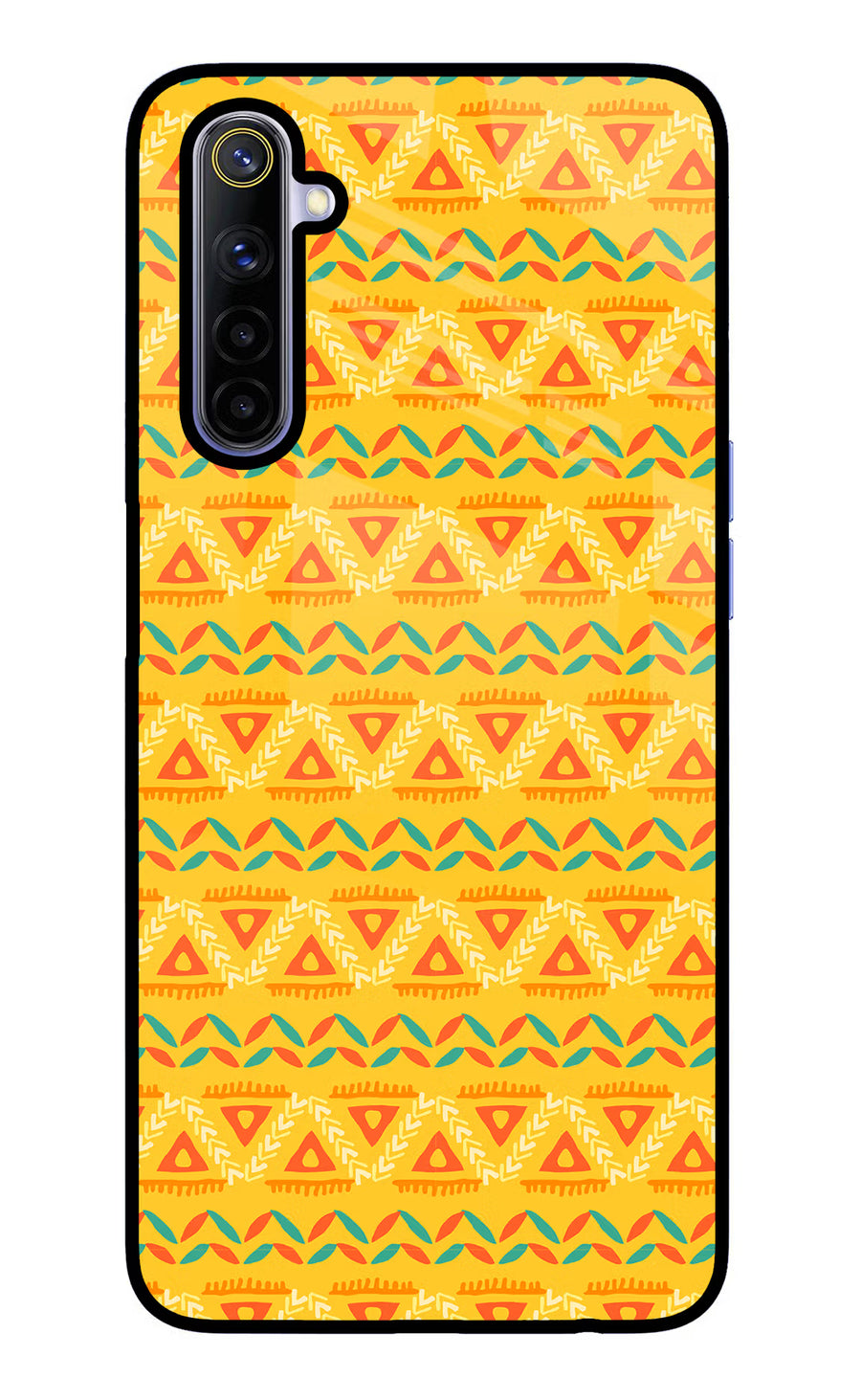 Tribal Pattern Realme 6/6i Back Cover, Glass case