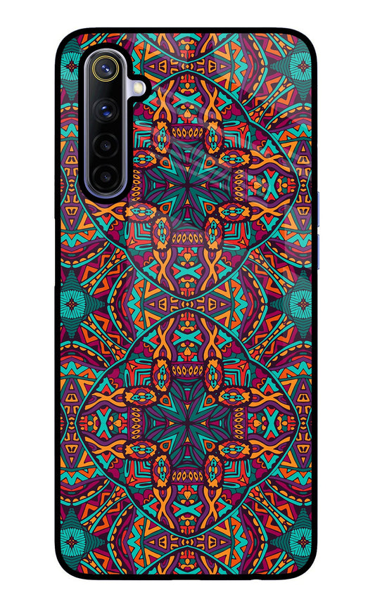 Colour Mandala Realme 6/6i Glass Case