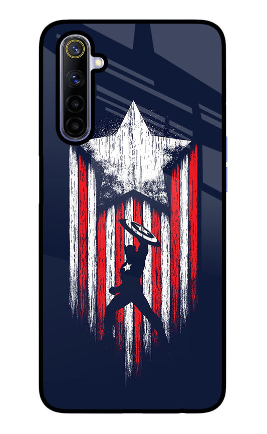 Captain America Marvel Art Realme 6/6i Glass Case