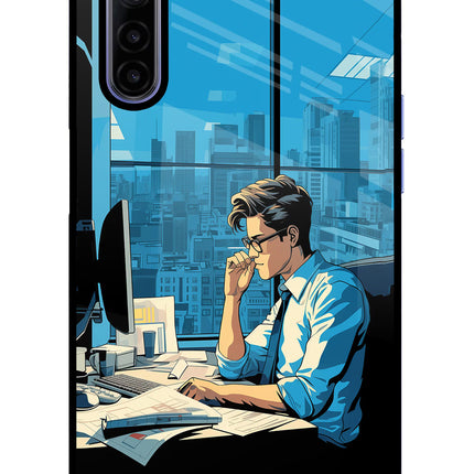 Focused Hustler (AI Generated) Realme 6/6i Glass Case