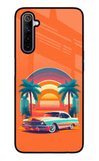 Palm Drive 80s Realme 6/6i Glass Case