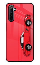 Red Velocity Realme 6/6i Glass Case