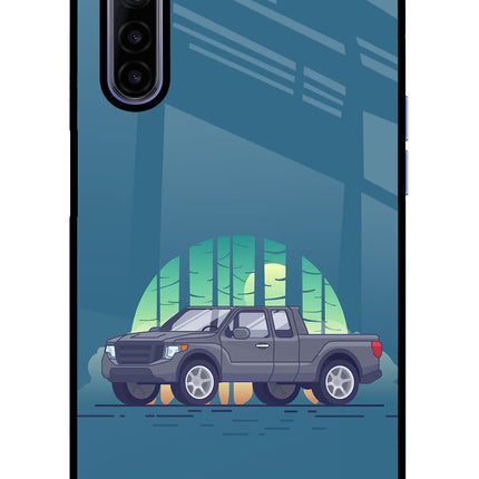 Retro Garage Vibe Realme 6/6i Glass Case