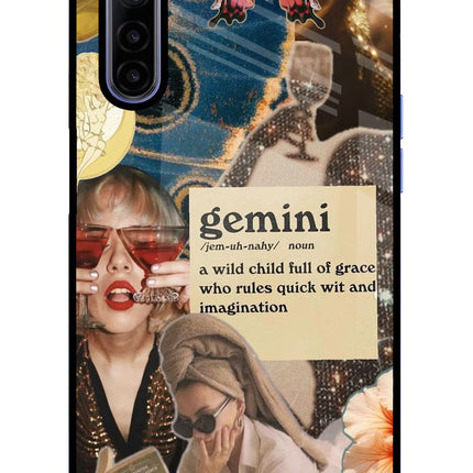 Gemini Zodiac Realme 6/6i Glass Case