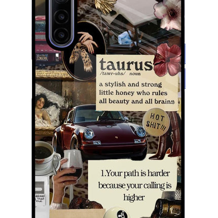 Taurus Zodiac Realme 6/6i Glass Case