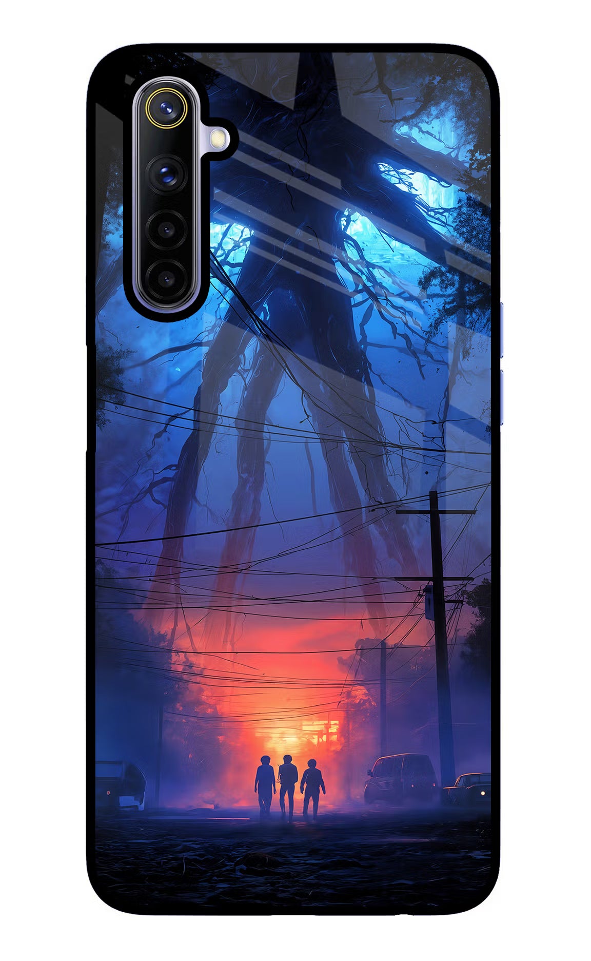 Ordinary Things Shadow Realme 6/6i Glass Case Back Cover by Casekaro
