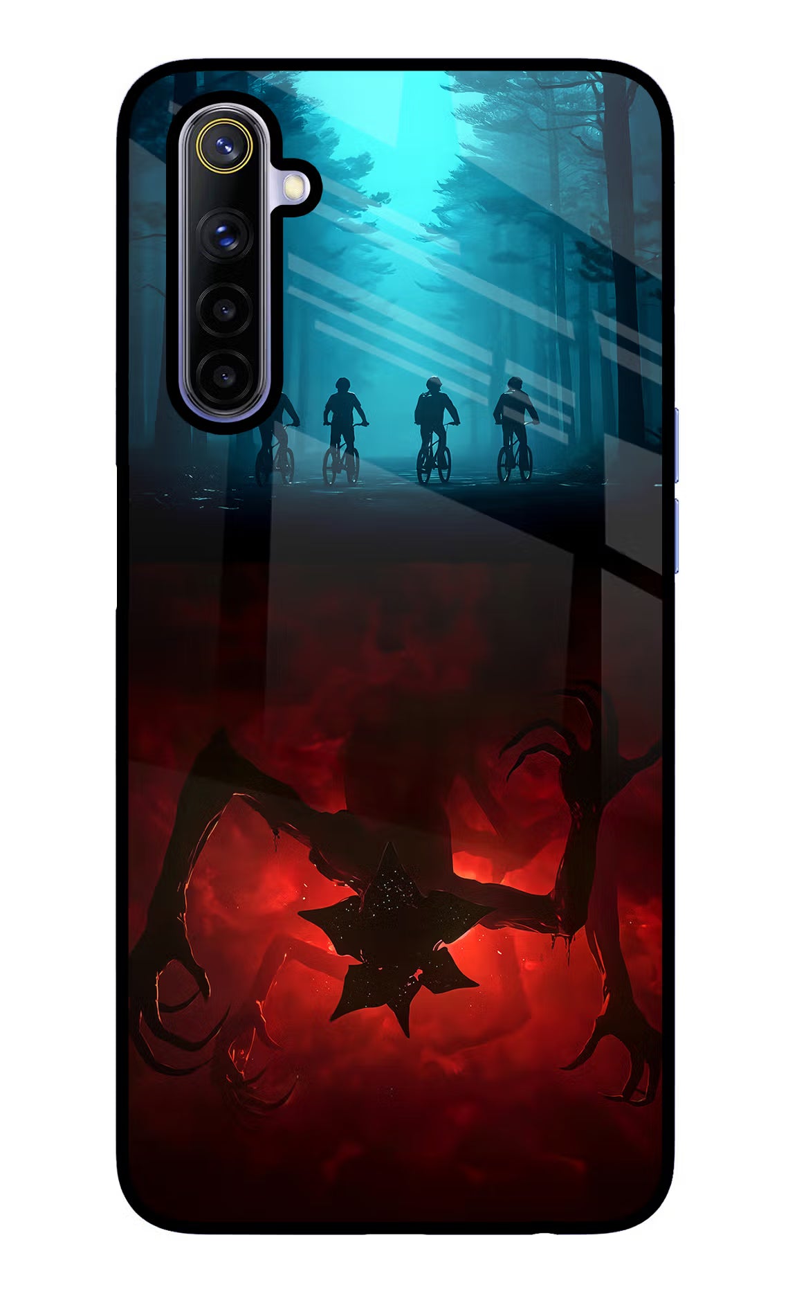 Ordinary Things Downside Up Realme 6/6i Glass Case Back Cover by Casekaro