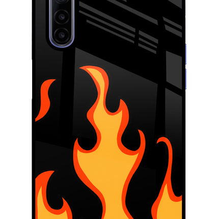 Fired Up – Black Realme 6/6i Glass Case