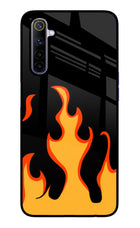Fired Up – Black Realme 6/6i Glass Case