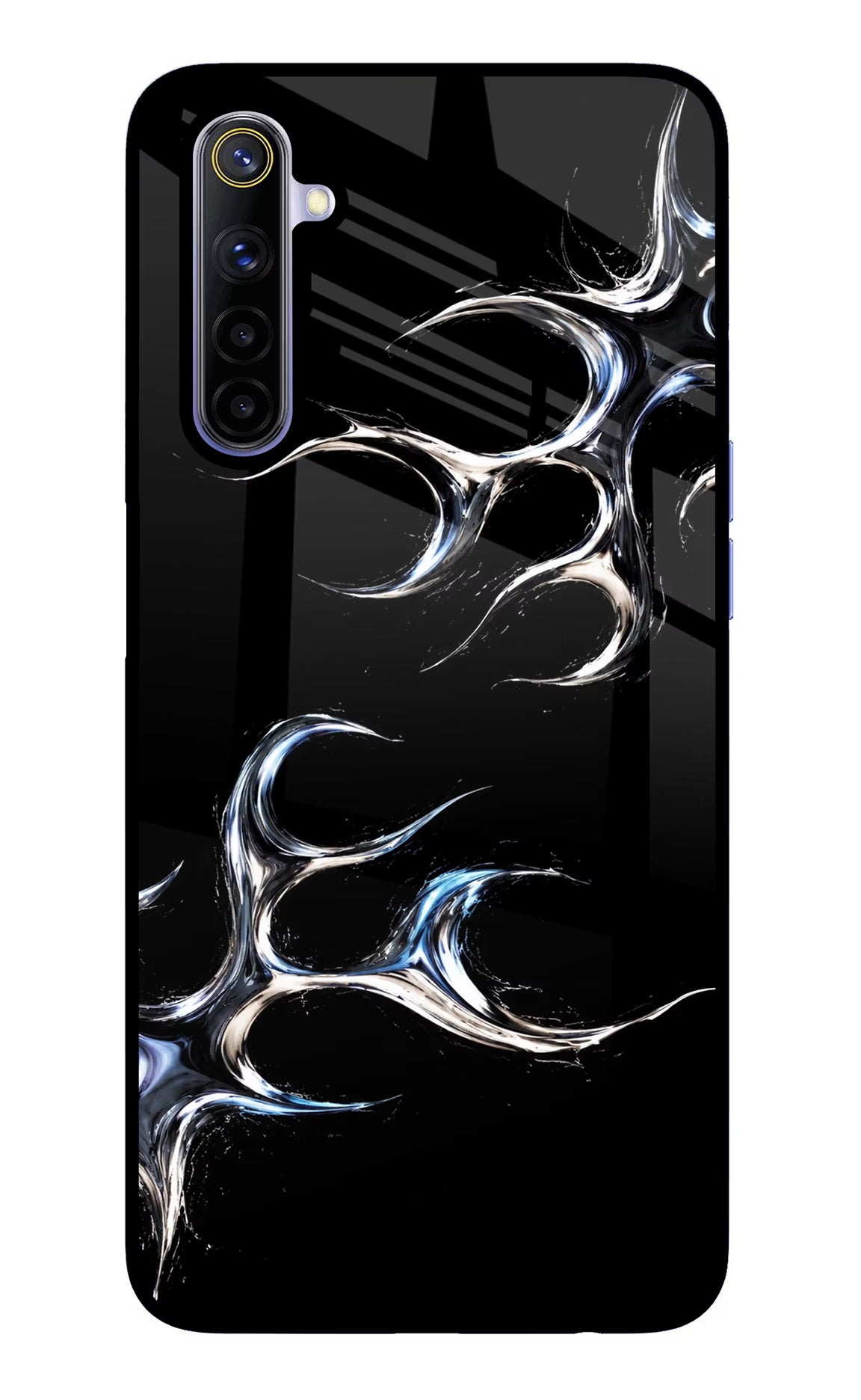 Chrome Tribal Realme 6/6i Glass Case Back Cover by Casekaro