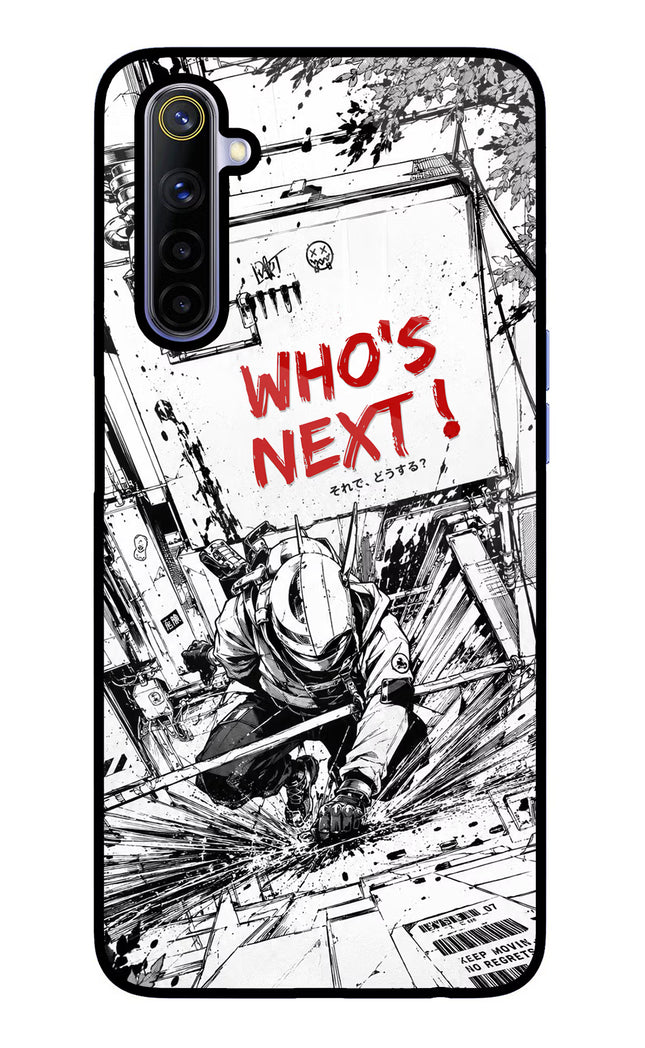 Who's Next Realme 6/6i Glass Case