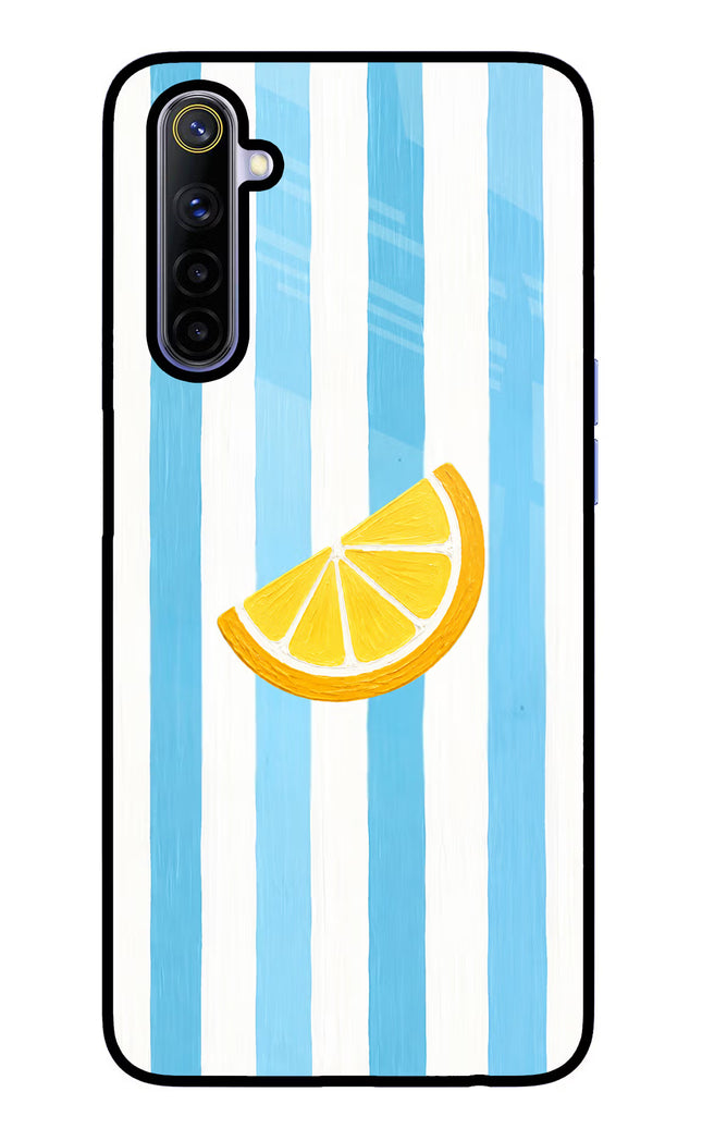 Summer Lemon Realme 6/6i Glass Case