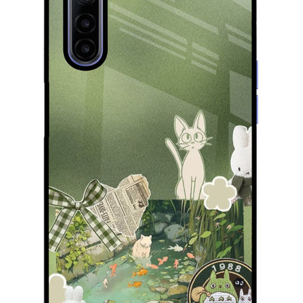 Aesthetic anime Realme 6/6i Glass Case