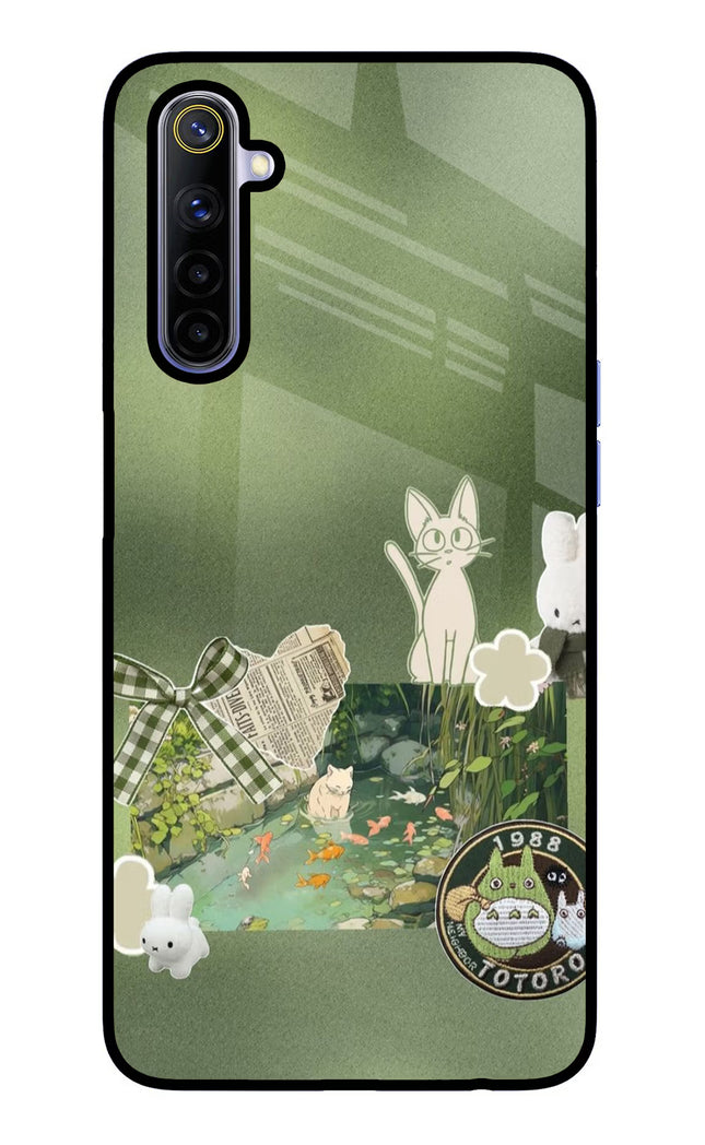 Aesthetic anime Realme 6/6i Glass Case
