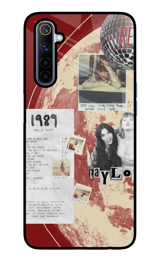 Taylor Swift Realme 6/6i Glass Case