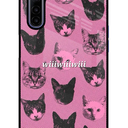 Pink Cats Realme 6/6i Glass Case