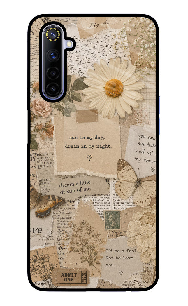 Vintage case Realme 6/6i Glass Case