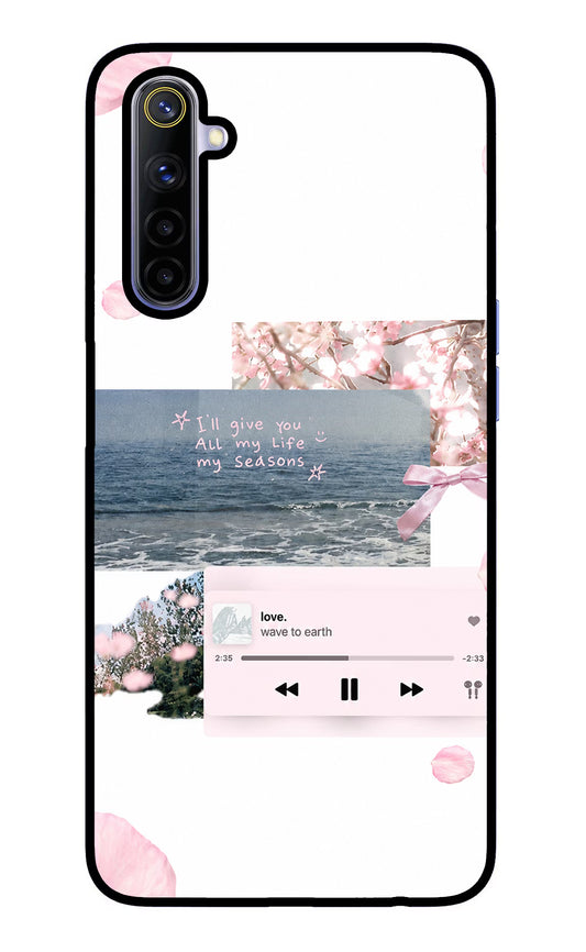 Wave to earth Realme 6/6i Glass Case