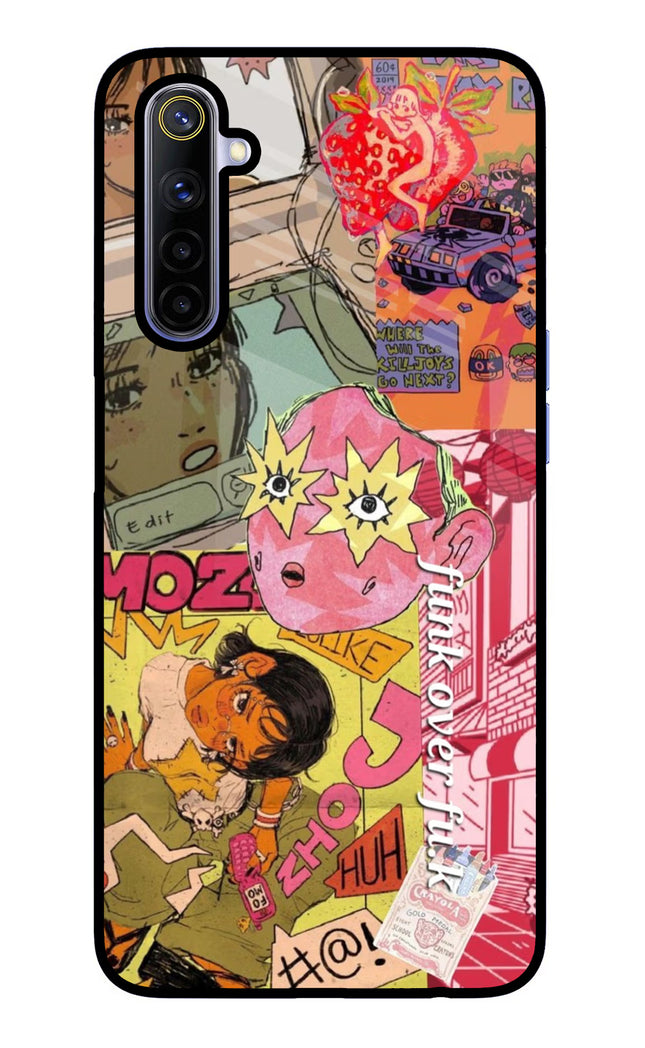 Funkover Realme 6/6i Glass Case