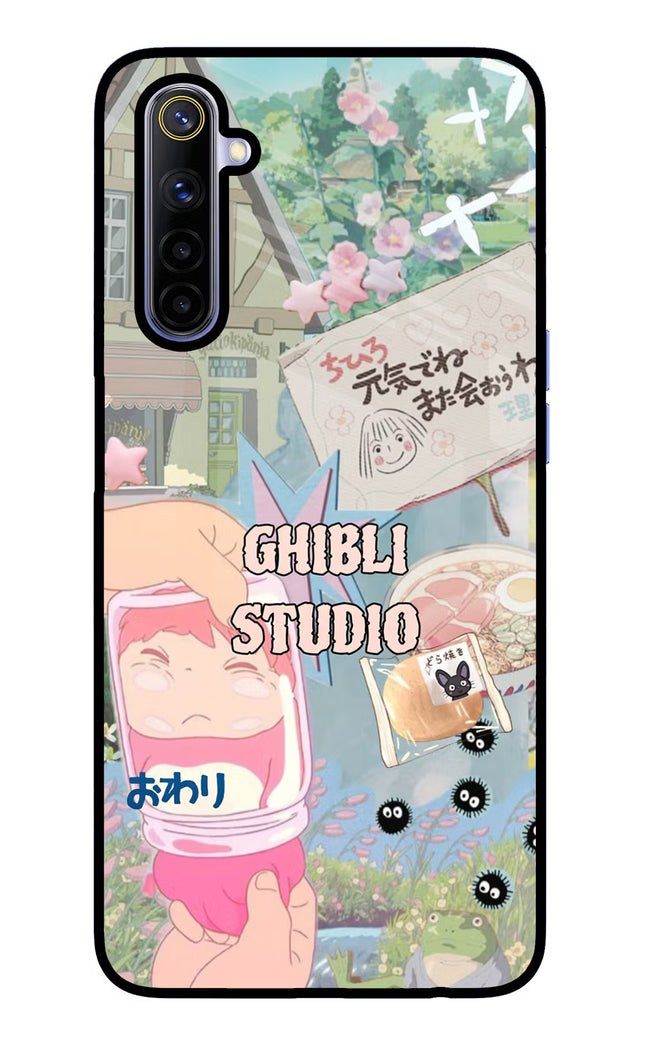 Studio Ghibli Realme 6/6i Glass Case