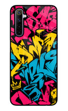 Graffiti Vibe Realme 6/6i Glass Case