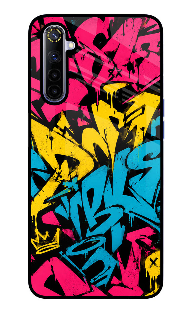 Graffiti Vibe Realme 6/6i Glass Case