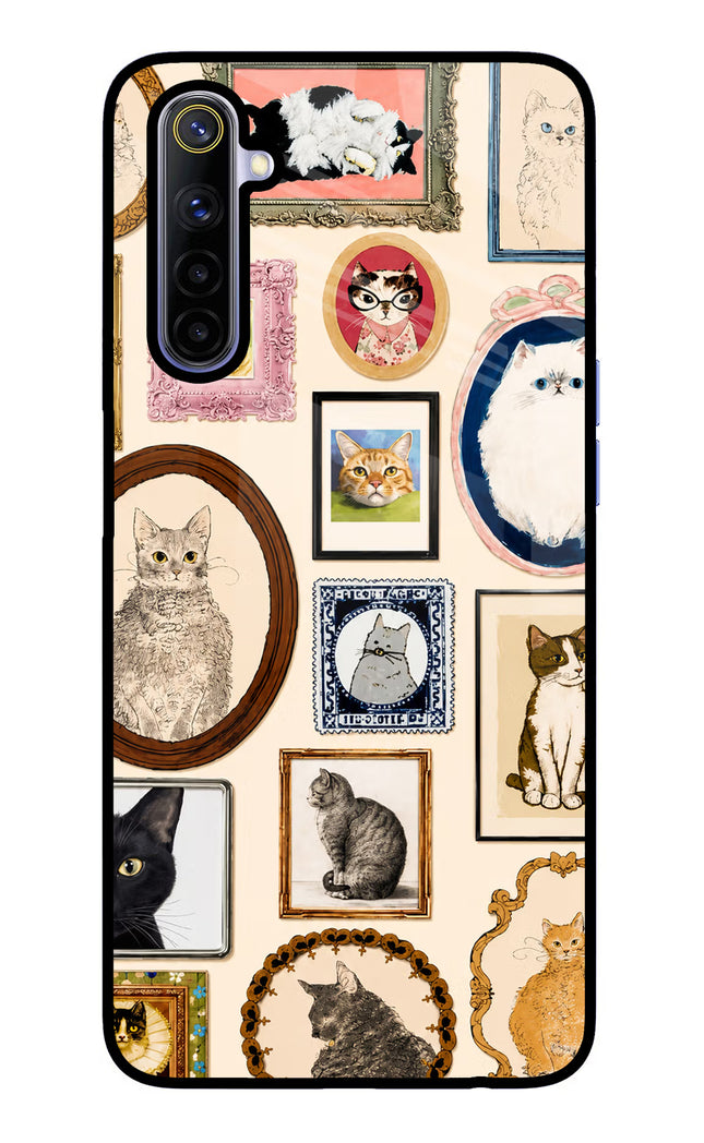 Mirror Cats Realme 6/6i Glass Case