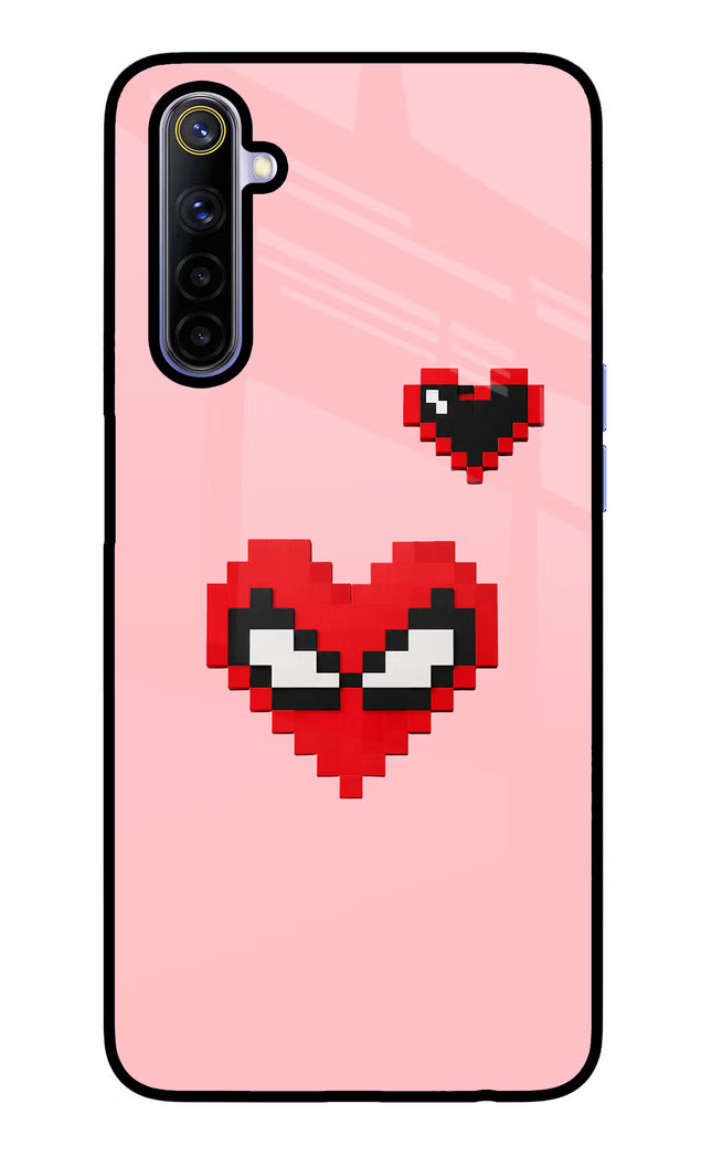 Gwen Heart Realme 6/6i Glass Case