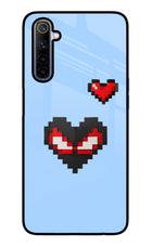 Peter Heart Realme 6/6i Glass Case