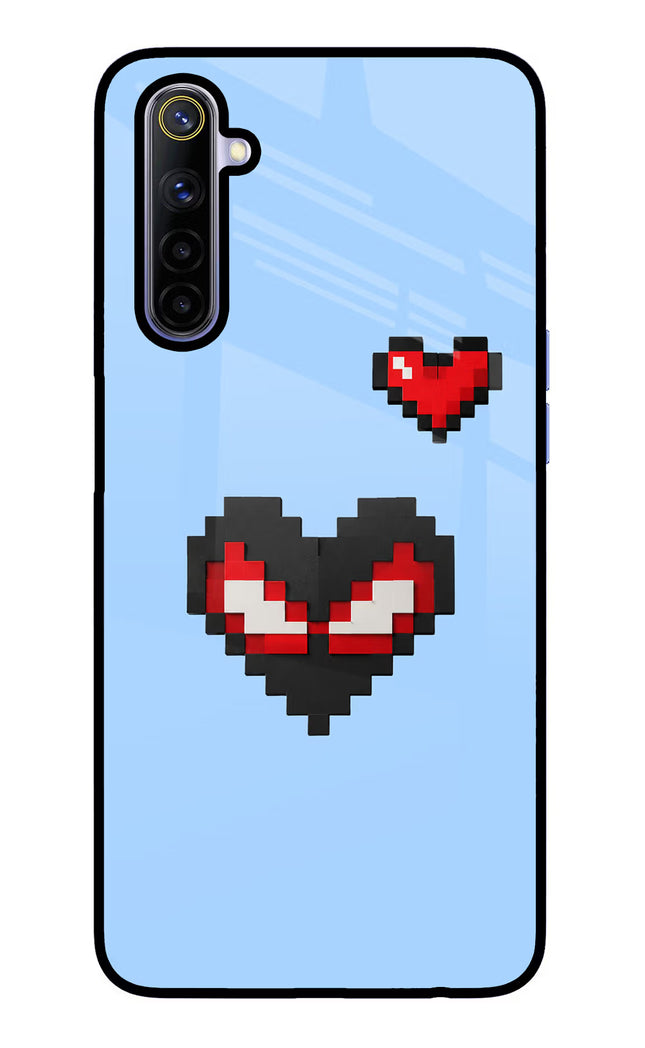 Peter Heart Realme 6/6i Glass Case