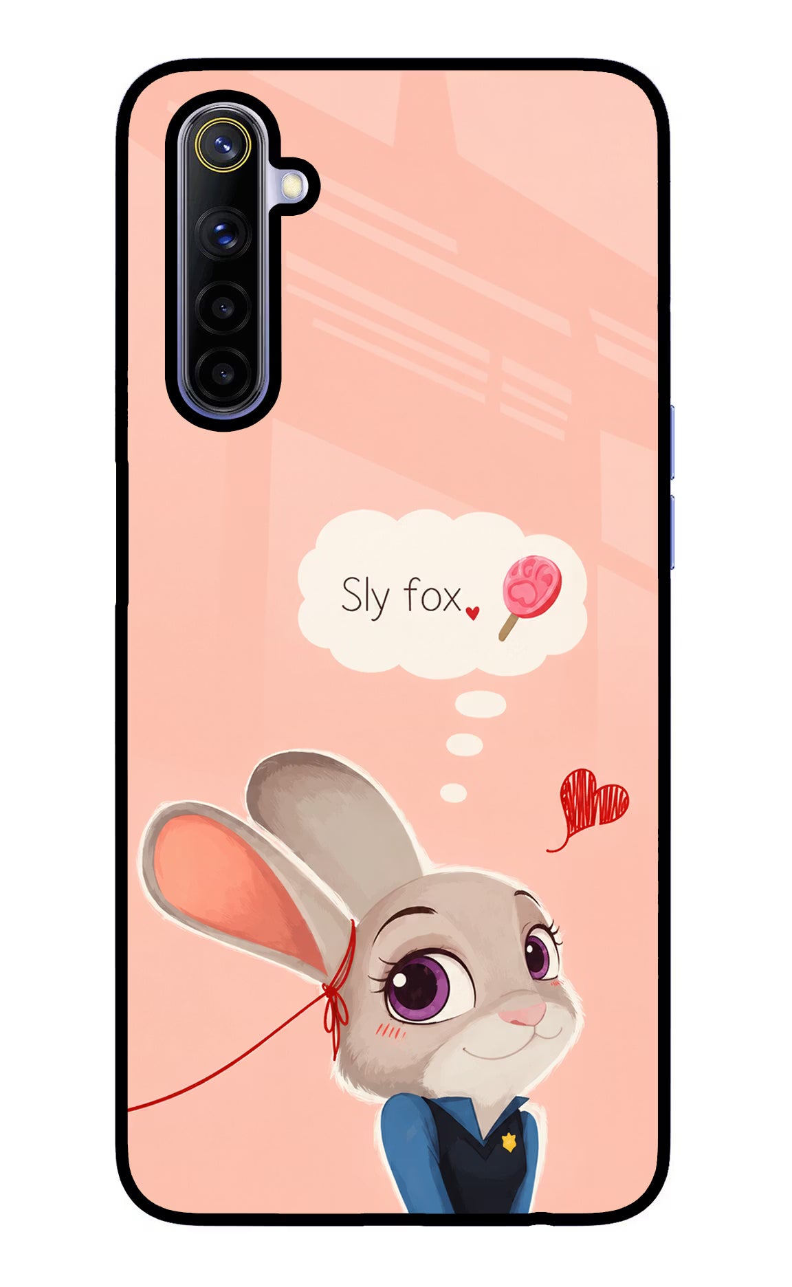 Judy Charm Realme 6/6i Glass Case