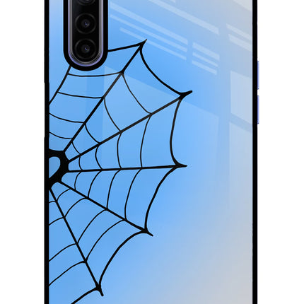 Blue Web Realme 6/6i Glass Case