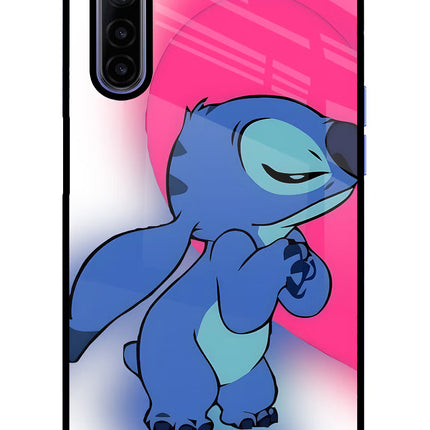 Stitch Hug Realme 6/6i Glass Case