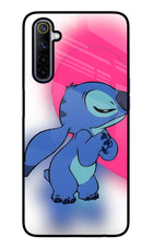 Stitch Hug Realme 6/6i Glass Case