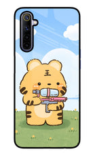 Tiger Treat Realme 6/6i Glass Case