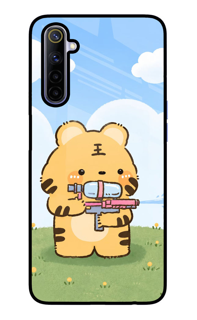 Tiger Treat Realme 6/6i Glass Case