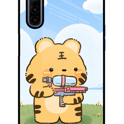 Tiger Treat Realme 6/6i Glass Case Back Cover by Casekaro