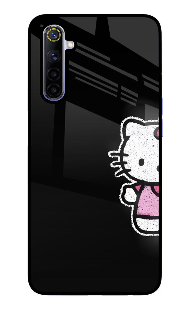Kitty Charm Realme 6/6i Glass Case