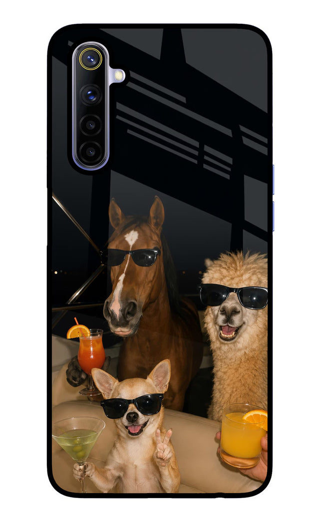 Party Squad Realme 6/6i Glass Case
