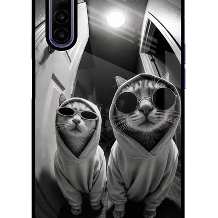 Hood Cats Realme 6/6i Glass Case Back Cover by Casekaro