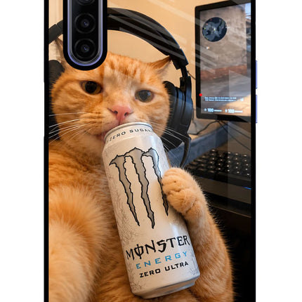 Gamer Cat Energy Realme 6/6i Glass Case