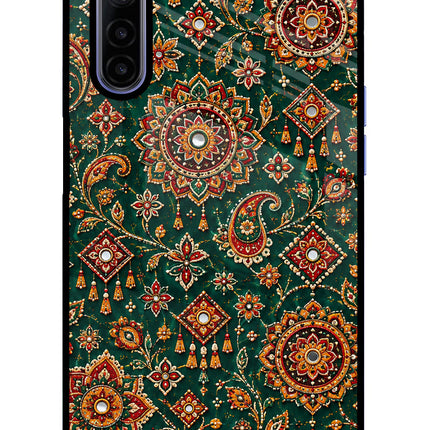 Green Pataka Realme 6/6i Glass Case