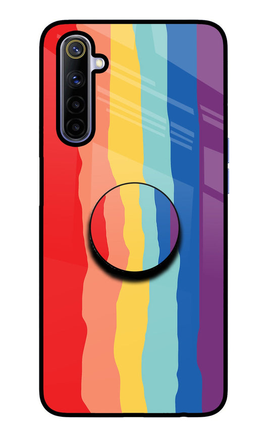 Rainbow Realme 6/6i Glass Case